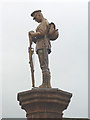 SD7152 : The Soldier atop Slaidburn war memorial by Karl and Ali