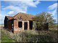 TF1116 : Abandoned shed on Thurlby Fen by Richard Humphrey