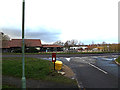 TM3388 : Woodlands Drive Postbox & Three Willows Garden Centre by Geographer