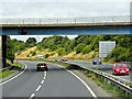 TM0559 : Stowupland (B1115) Bridge over the Westbound A14 by David Dixon