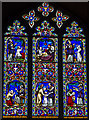 TL5480 : Stained glass window, Ely Cathedral by Julian P Guffogg