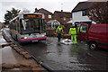 SU6414 : The bus still runs, past April Cottage by Peter Facey