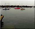 SU4806 : Warsash Ferry boat moored in the River Hamble by Jaggery