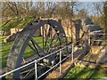 SJ5396 : Stanley Mill, Water Wheel by David Dixon