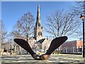 SJ8298 : Seed and The Cathedral of St John, Salford by David Dixon