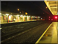 SD4761 : Platform 3 at Lancaster Railway Station by Graham Robson