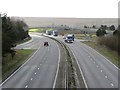 SU4885 : Sliproads on the A34 by Bill Nicholls