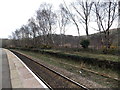 ST0896 : Disused second platform at Quakers Yard railway station by Jaggery