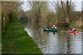 SK6010 : Canoeists on the Grand Union Canal by Mat Fascione