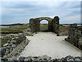 SH3862 : Ruins of Llanddwyn Chapel by Chris Heaton