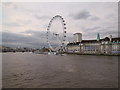 TQ3079 : London Eye at dusk by Paul Gillett