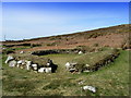 SH2181 : Hut Group on Holyhead Mountain by Chris Heaton