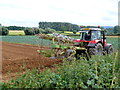 SP1740 : Ploughing at Rye Piece Farm by Nigel Mykura