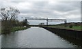 SE6008 : Pipe bridge across the River Dun Navigation and the River Don by Christine Johnstone