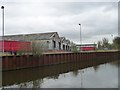 SE5805 : Piled south bank, Wheatley Hall Cut by Christine Johnstone