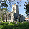 SK8043 : St Mary's Church, Staunton in the Vale by Alan Murray-Rust