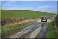 SU6590 : The Ewelme Brook floods the road by Des Blenkinsopp