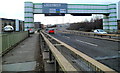 ST1873 : Gantry at the SW end of Taff Viaduct, Cardiff by Jaggery