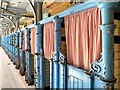 SJ8595 : Cast Iron Changing Cubicles, Victoria Baths by David Dixon