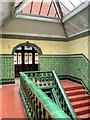 SJ8595 : Victoria Baths, Stairs and Landing to Males 1st Class Pool by David Dixon