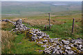 SD8669 : Ruined wall, Far Fell by Ian Taylor