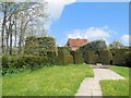 TQ8125 : Topiary Garden, Great Dixter by Paul Gillett