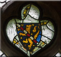 TF0881 : Medieval Stained Glass Fragments, Wickenby church by J.Hannan-Briggs