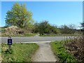 NS5086 : West Highland Way crossing road by Lairich Rig