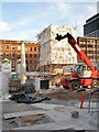 SJ8398 : Redeveloping St Peters Square - Resiting the Cenotaph (May 2014) by David Dixon