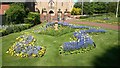 NZ2085 : Floral displays, Carlisle Park, Morpeth by Graham Robson