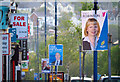 J5081 : Election posters, Bangor by Rossographer