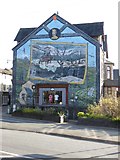 SO0451 : The  Llywelyn mural by Bill Nicholls