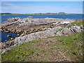 NM2921 : Looking to the Sound of Iona from Torr Gaineamhach by Andy Waddington