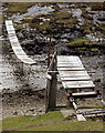 NG5018 : The old suspension bridge, Camasunary by Ian Taylor