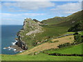 SS7049 : East to Castle Rock - Lynton, North Devon by Martin Richard Phelan