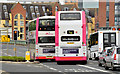 J3573 : Bus lane, Albertbridge Road (EWAY) - June 2014(2) by Albert Bridge