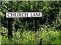 TM3780 : Church Lane sign by Geographer