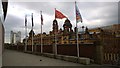 SJ8497 : Flag of Greater Manchester by Steven Haslington