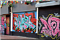 J3374 : Graffiti, Lower Garfield Street, Belfast - June 2014(2) by Albert Bridge