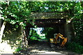 SO7721 : Old railway bridge at Rudford by John Winder