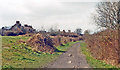 SO9033 : Tewkesbury: track-bed of former railway towards Station, 1985 by Ben Brooksbank