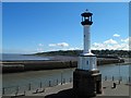 NY0236 : Maryport Old lighthouse by Steve  Fareham