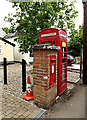 TL8344 : Foxearth George V Postbox by Geographer