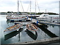 NR3645 : Pontoons at Port Ellen by Gordon Brown