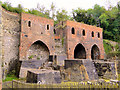 SJ6903 : Early blast furnace, Blists Hill by Philip Pankhurst