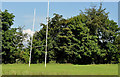 J3776 : Rugby posts, Belfast - June 2014(2) by Albert Bridge