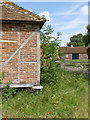 SU6385 : Staddle stone at Ipsden Farm by Alan Murray-Rust