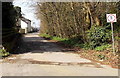 SS9078 : Access road to Pen-y-Bont Court Nursing Home near Bridgend by Jaggery