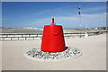 SH9980 : Red Buoy at Rhyl Harbour by Jeff Buck