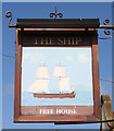 TA0979 : Sign for the Ship Inn, Muston by JThomas